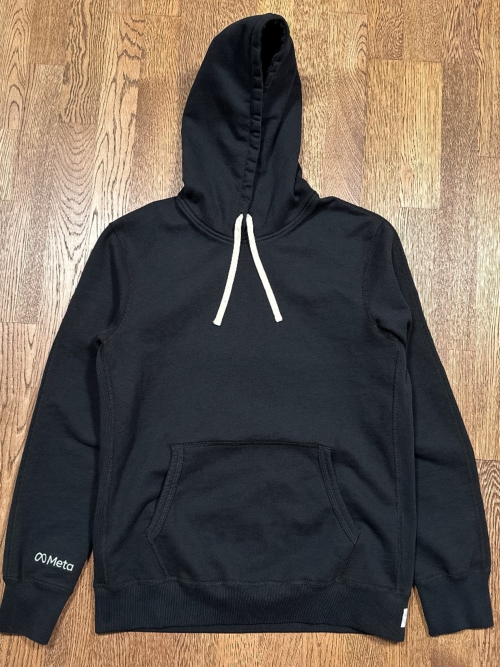 Reigning Champ Meta Facebook Made in Canada Slim Terry Fleece Hoodie Mens M